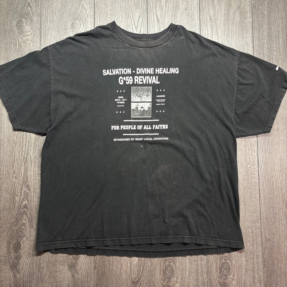 G59 Records Salvation Divine Healing Revival Shirt Mens Black XL 2018 uicideboys